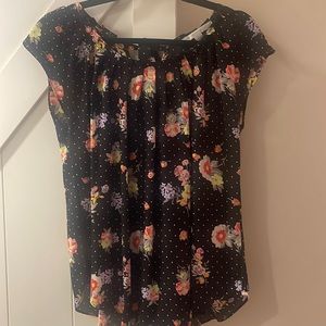 Lauren Conrad LC Short Sleeve Top Large